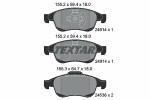 TEXTAR  Комплект тормозных колодок,  дисковый тормоз Q+ 2491401