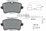 TEXTAR  Brake Pad Set,  disc brake Q+ 2521401