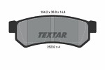 TEXTAR  Piduriklotsi komplekt, ketaspidur Q+ 2523201