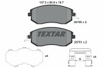 TEXTAR  Brake Pad Set,  disc brake 2576001