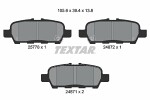 TEXTAR  Brake Pad Set,  disc brake 2577801