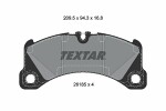 TEXTAR  Brake Pad Set,  disc brake 2618501