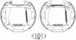 TEXTAR  Комплект тормозных колодок Shoe Kit Pro 84044706