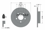 TEXTAR  Тормозной диск PRO 92106203