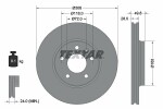 TEXTAR  Brake Disc PRO+ 92116005