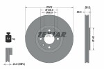 TEXTAR Brake Disc PRO 92133203