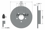 TEXTAR  Тормозной диск PRO 92133703