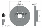 TEXTAR  Тормозной диск PRO+ 92141205