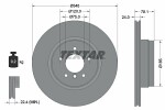 TEXTAR  Тормозной диск PRO+ 92161205
