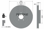 TEXTAR  Тормозной диск PRO+ 92177105
