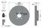 TEXTAR  Тормозной диск PRO+ 92253725