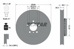 TEXTAR  Тормозной диск PRO+ 92253825