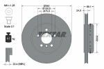 TEXTAR  Тормозной диск PRO+ 92253925