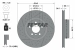 TEXTAR  Тормозной диск PRO+ 92265225