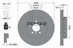 TEXTAR  Тормозной диск PRO+ 92265725