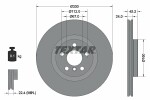 TEXTAR  Тормозной диск PRO+ 92274405
