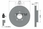 TEXTAR  Тормозной диск PRO 92351203