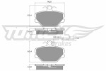 TOMEX Brakes  Комплект тормозных колодок,  дисковый тормоз TX 10-392