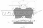 TOMEX Brakes  Brake Pad Set,  disc brake TX 14-51