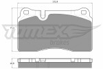 TOMEX Brakes  Brake Pad Set,  disc brake TX 14-73