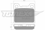 TOMEX Brakes  Комплект тормозных колодок,  дисковый тормоз TX 15-06