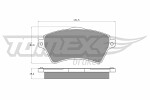 TOMEX Brakes  Комплект тормозных колодок,  дисковый тормоз TX 15-39