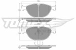 TOMEX Brakes  Комплект тормозных колодок,  дисковый тормоз TX 16-66