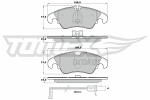TOMEX Brakes  Brake Pad Set,  disc brake TX 17-13