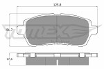TOMEX Brakes  Brake Pad Set,  disc brake TX 17-95
