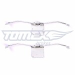 TOMEX Brakes  Accessory Kit,  disc brake pad TX 43-40