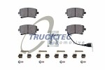 TRUCKTEC AUTOMOTIVE  Комплект тормозных колодок,  дисковый тормоз 07.35.239