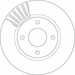 TRW  Тормозной диск DF6142