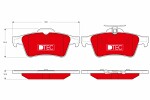 TRW  Комплект тормозных колодок,  дисковый тормоз DTEC COTEC GDB1621DTE