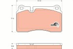 TRW  Brake Pad Set,  disc brake COTEC GDB1670
