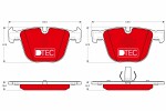 TRW  Комплект тормозных колодок,  дисковый тормоз DTEC COTEC GDB1892DTE