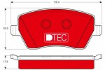TRW  Brake Pad Set,  disc brake DTEC COTEC GDB3332DTE
