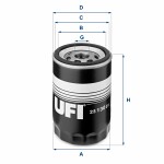 UFI  alyvos filtras 23.130.01