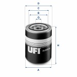 UFI  Oil Filter 23.256.00