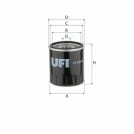 UFI  alyvos filtras 23.752.00