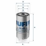UFI  Kütusefilter 24.H2O.01