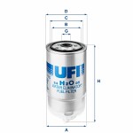 UFI  Kütusefilter 24.H2O.05