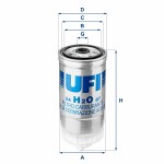 UFI  Kütusefilter 24.H2O.07
