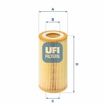 UFI  Масляный фильтр 25.001.00