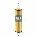 UFI  alyvos filtras 25.050.00