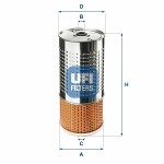 UFI  alyvos filtras 25.499.00