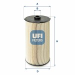 UFI  Degvielas filtrs 26.044.00