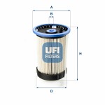UFI  Топливный фильтр 26.065.00
