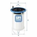 UFI  kuro filtras 26.079.00
