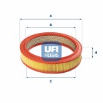 UFI  Воздушный фильтр 30.802.01