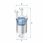 UFI  Топливный фильтр 31.833.00